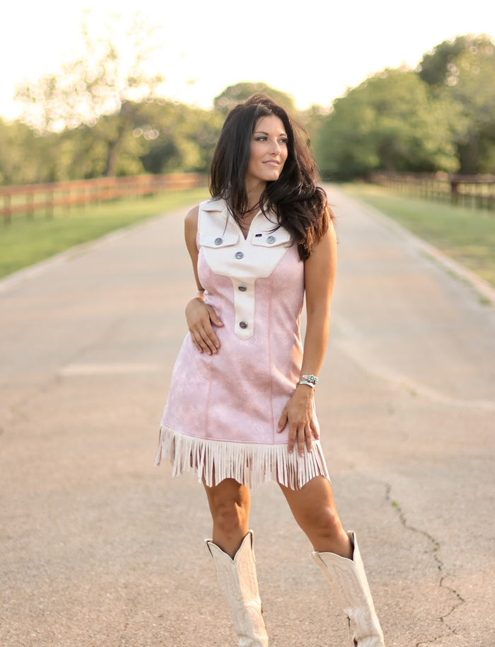 THE PAMELA DRESS- PINK