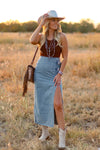 THE ANNIE DENIM SKIRT