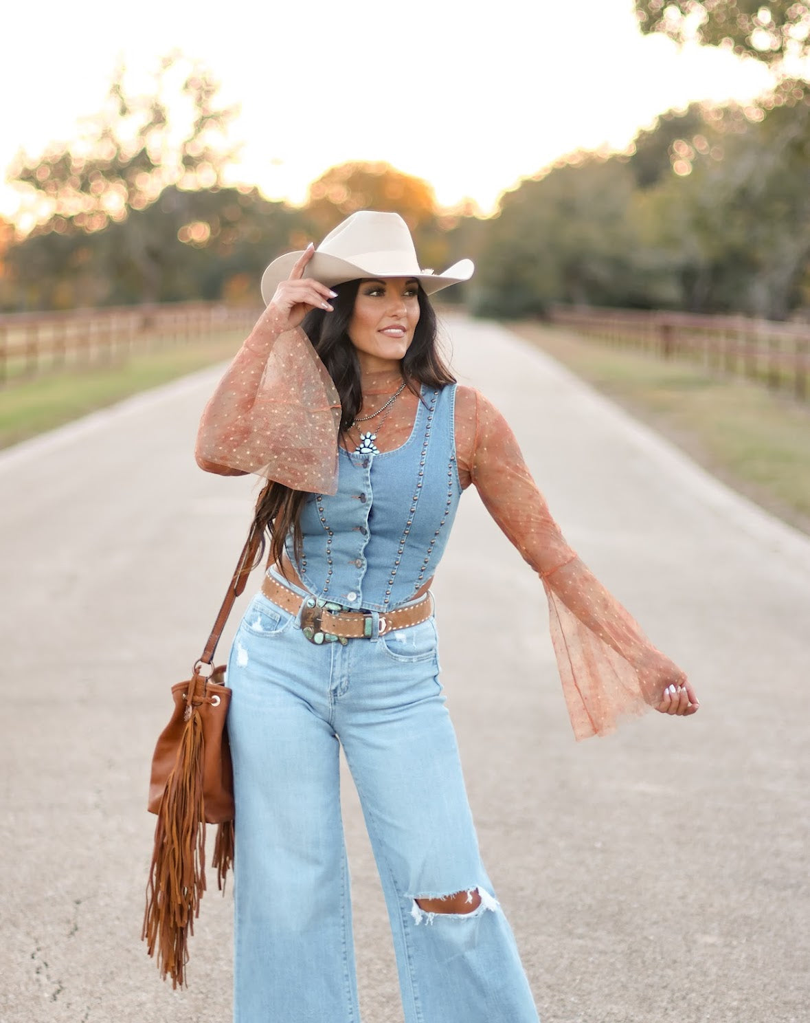 THE BONNIE DENIM VEST