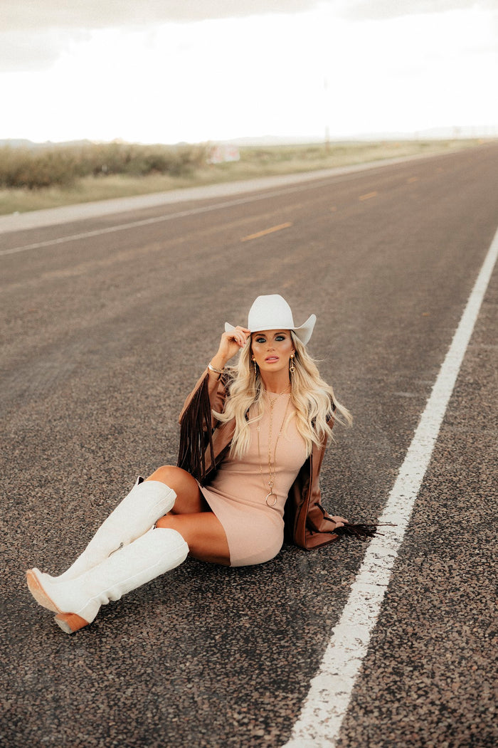 THE HAVANA DRESS - TAUPE