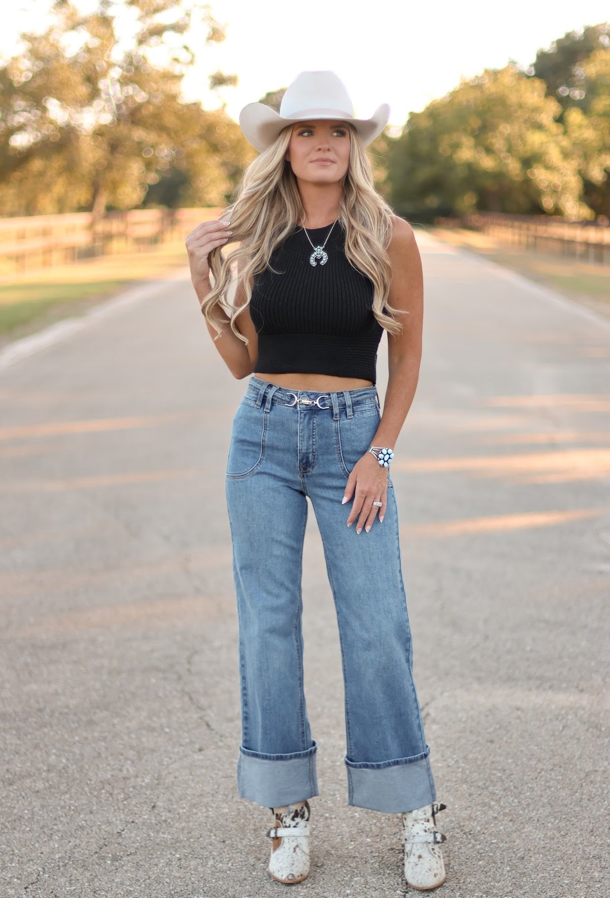 THE NELLY TOP-BLACK