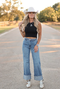 THE NELLY TOP-BLACK