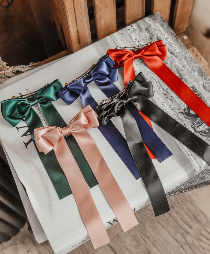 SATIN HAIR BOW