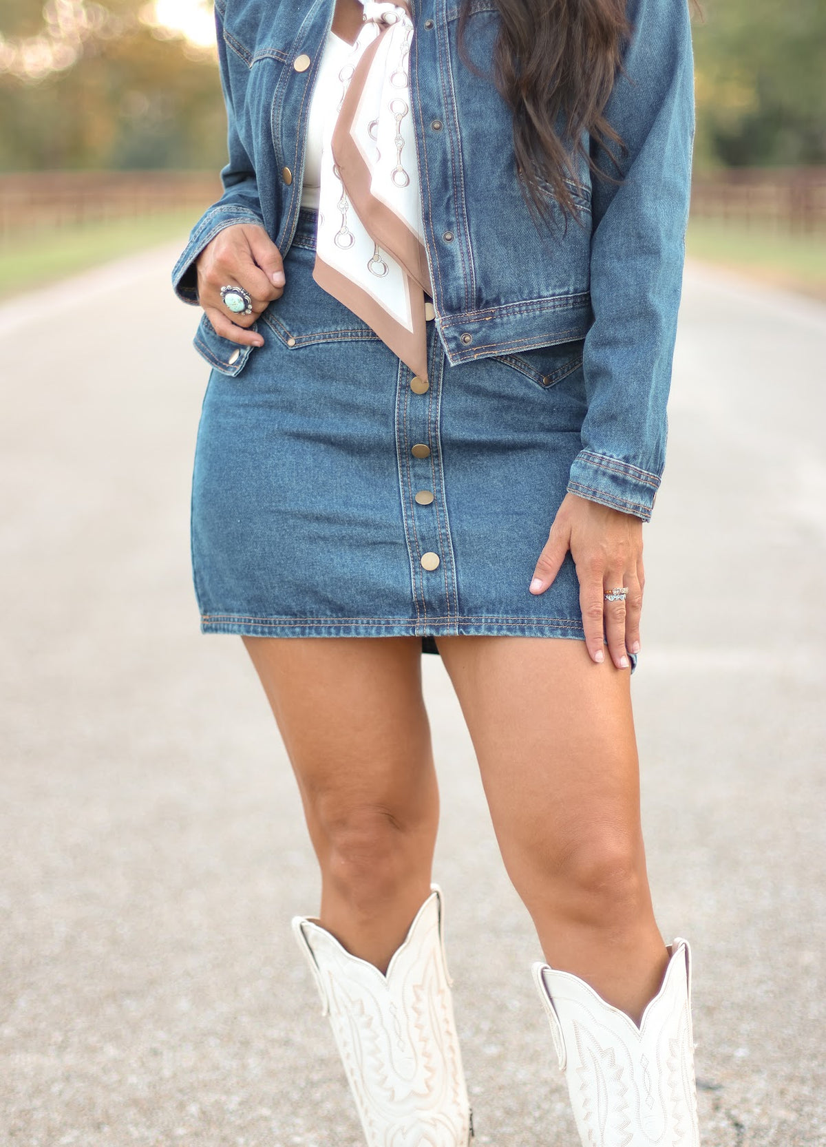 THE CANYON DENIM SKIRT