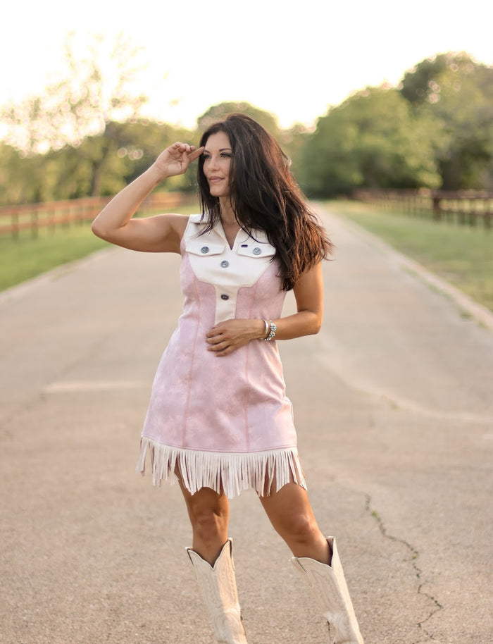 THE PAMELA DRESS- PINK