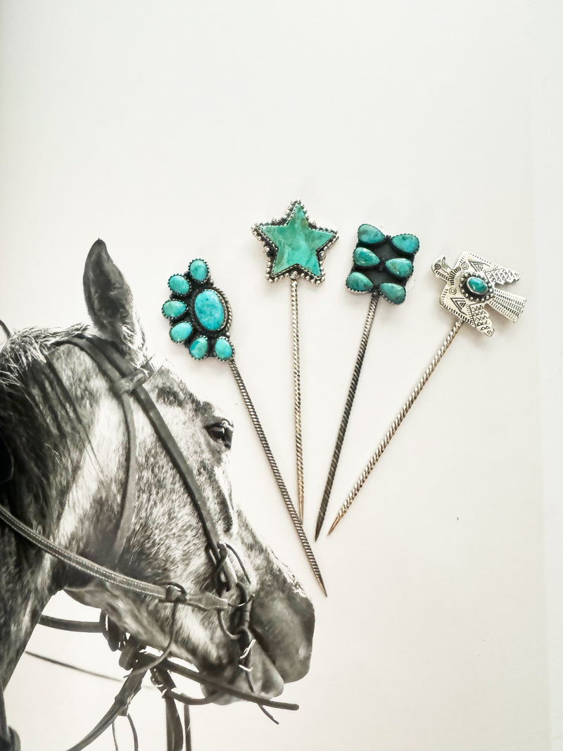 TURQUOISE HAT PINS