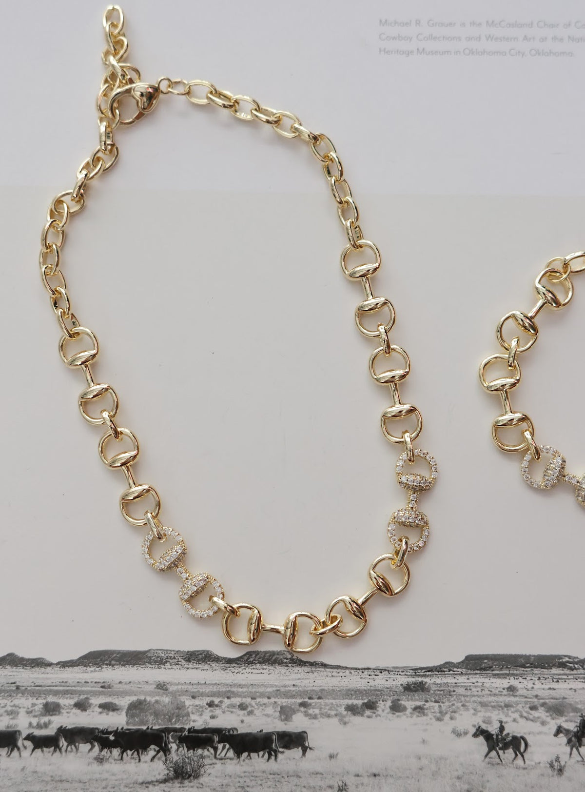 THE LANDRY HORSE BIT NECKLACE