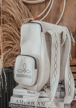 BOOT STITCH BACKPACK - WHITE