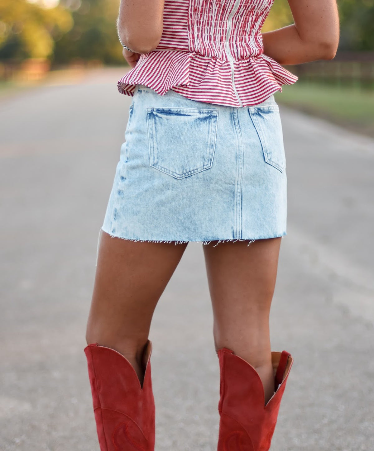 ARIAT BILLIE DENIM SKIRT