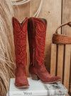 ARIAT LARAMIE SUEDE BOOT- BURGUNDY