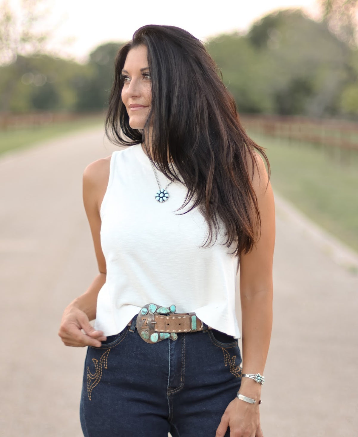 THE BRILEY TANK-CREAM