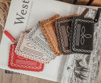 BOOT STITCH COIN POUCH