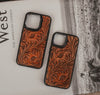 TOOLED LEATHER PHONE CASE