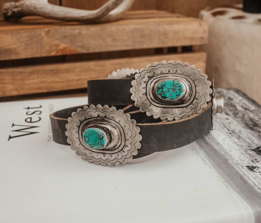 THE RIESEL CONCHO BELT