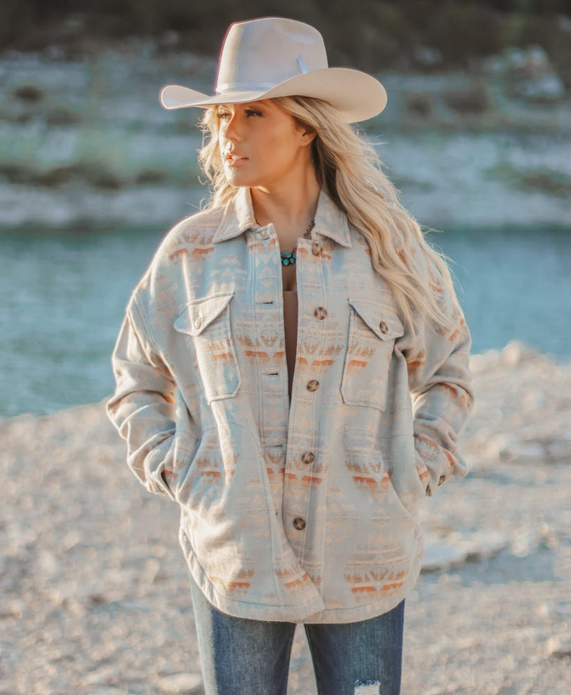 PENDLETON SHACKET- BLUE AGATE BEACH