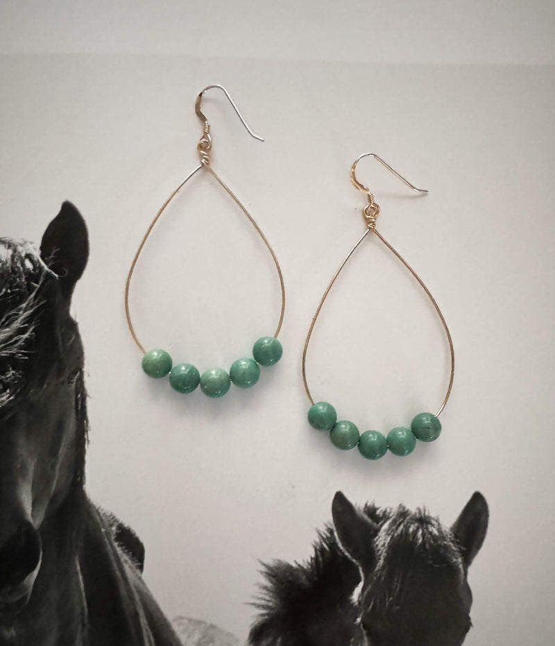 THE CHAMBRAY EARRINGS