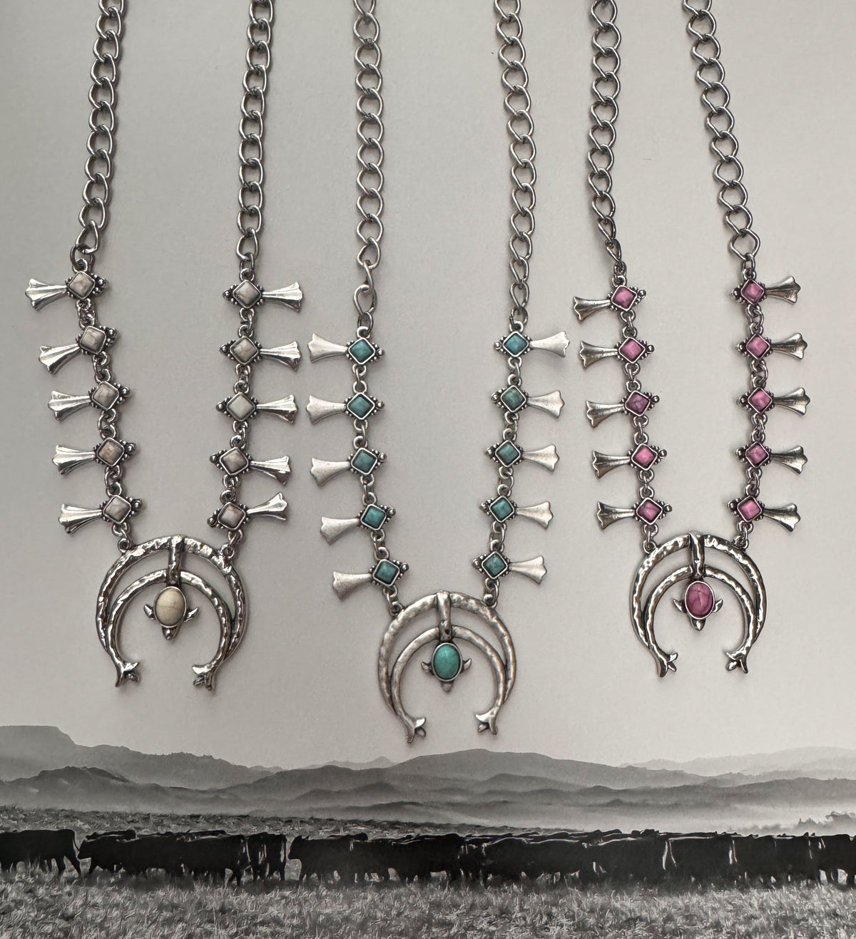 BABY SQUASH BLOSSOM NECKLACE