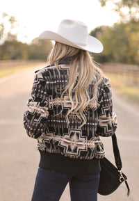 PENDLETON FOXGLOVE FLEECE BOMBER