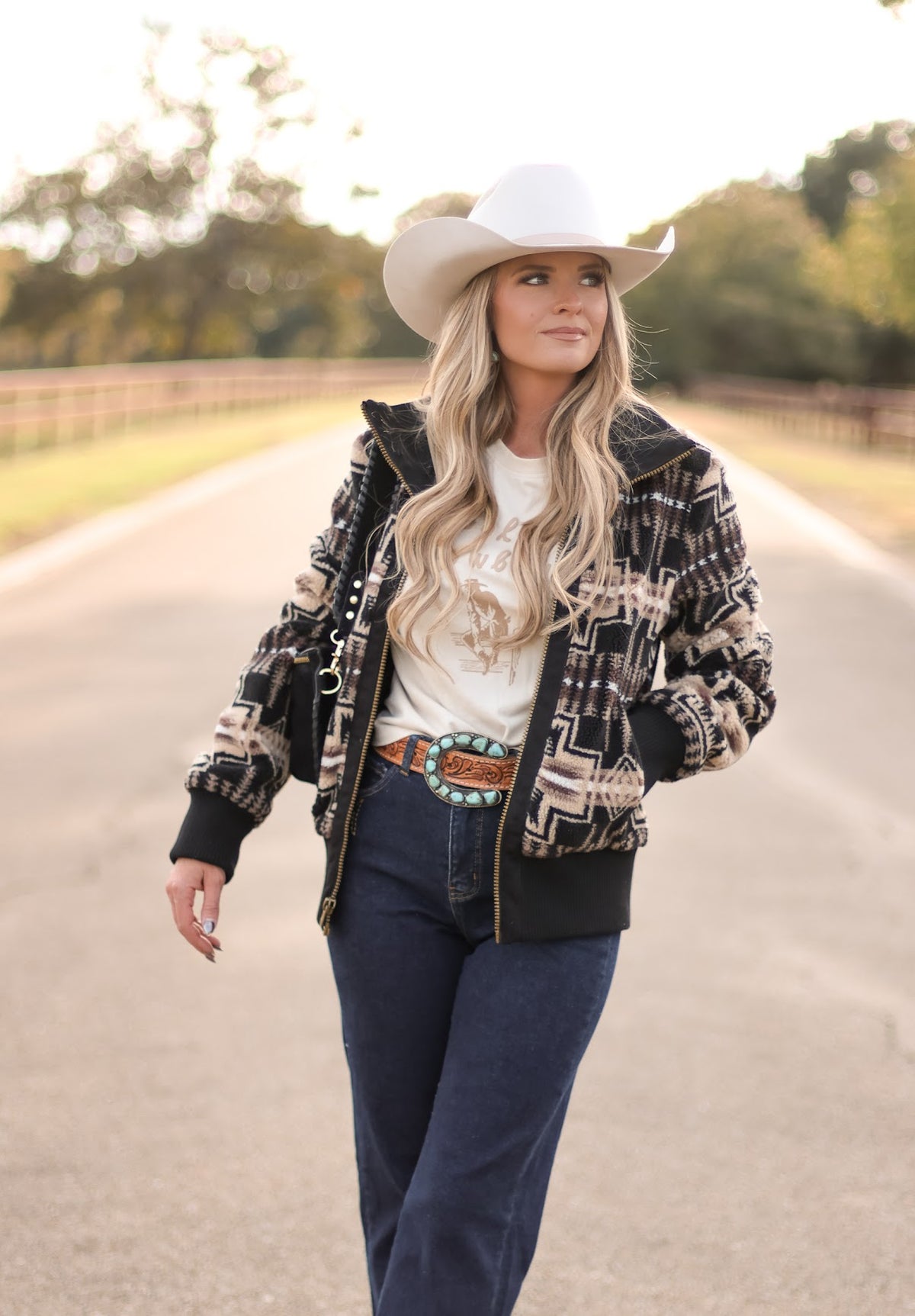PENDLETON FOXGLOVE FLEECE BOMBER