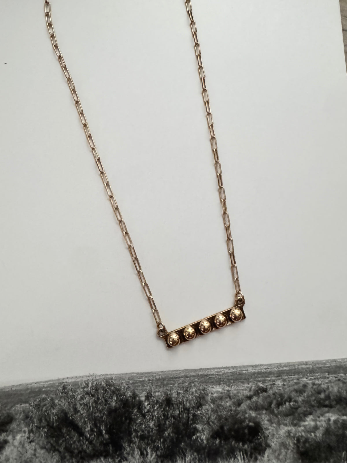 THE BUBBLE BAR NECKLACE