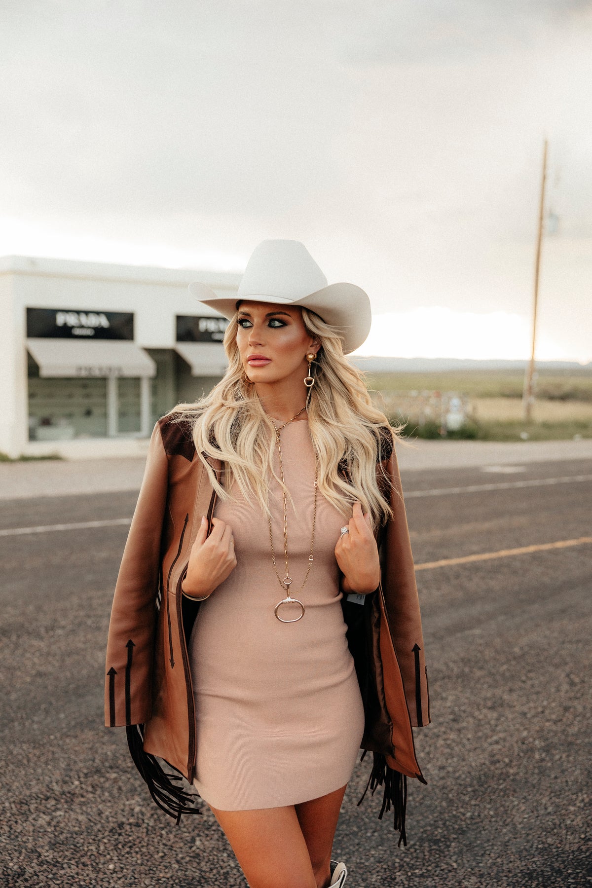 THE HAVANA DRESS - TAUPE