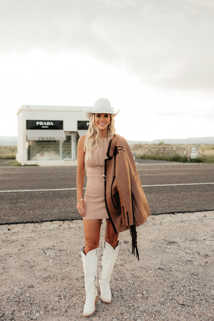 THE HAVANA DRESS - TAUPE