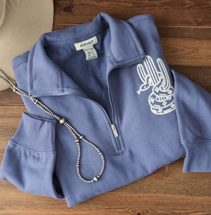 ARIAT VINTAGE INDIGO QUARRY SWEATSHIRT