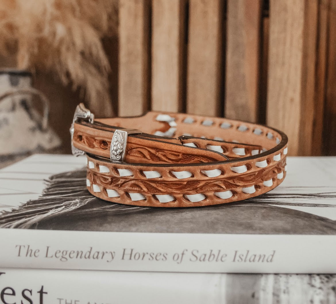 DOUBLE J SADDLERY NARROW BELT