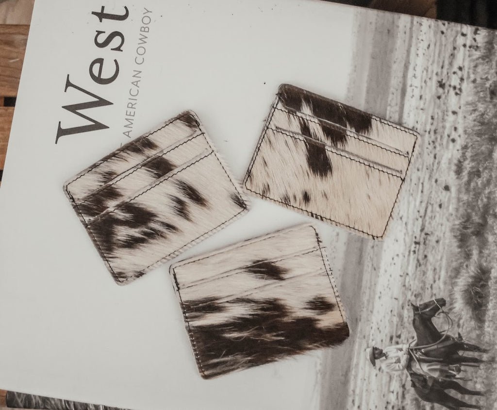 COWHIDE  CARD HOLDER
