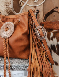 DOUBLE J SADDLERY BRANDY PURSE