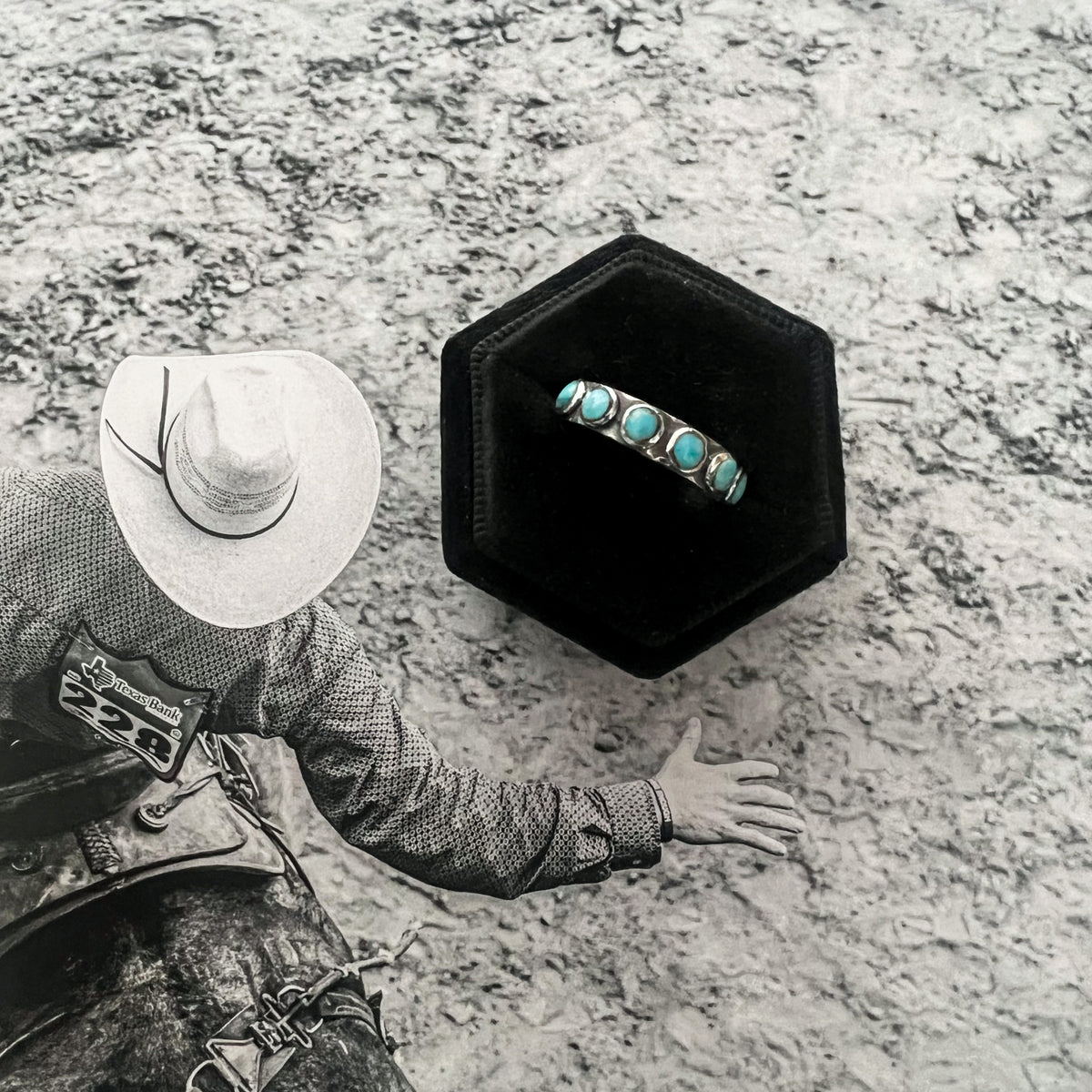 TURQUOISE STACKABLE RING