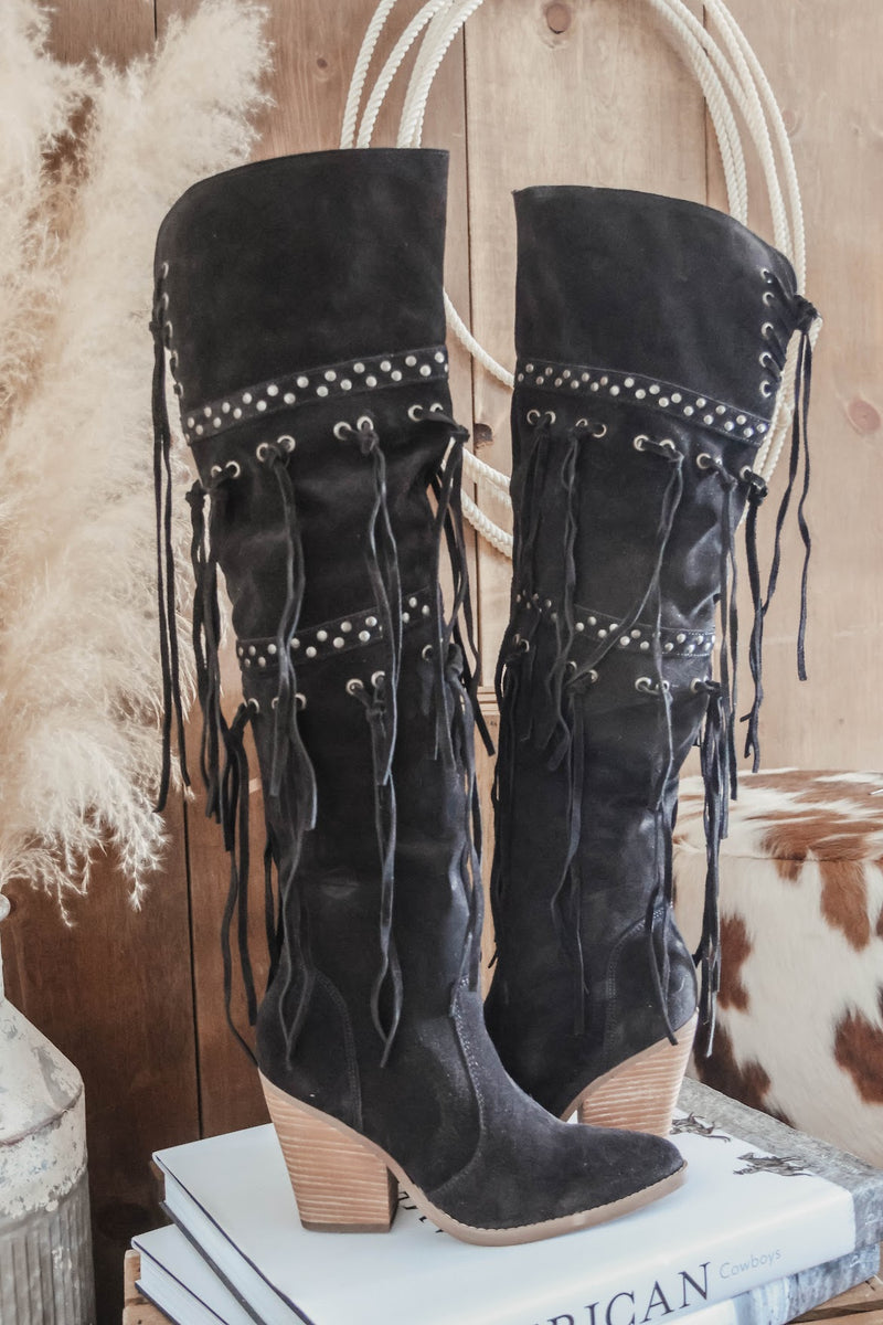 THE WITCHY WOMAN BOOT - BLACK