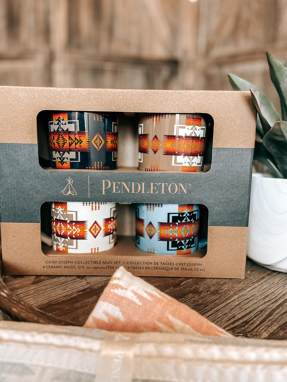 CHIEF JOSEPH MULTI CERAMIC MUG SET