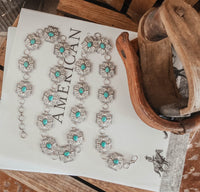 MINI CROSS CONCHO BELT