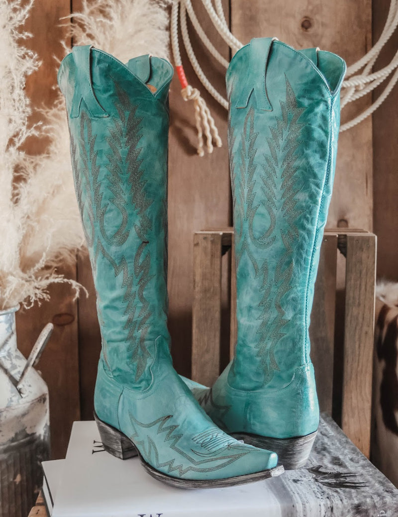 OLD GRINGO MAYRA BOOTS-TURQUOISE